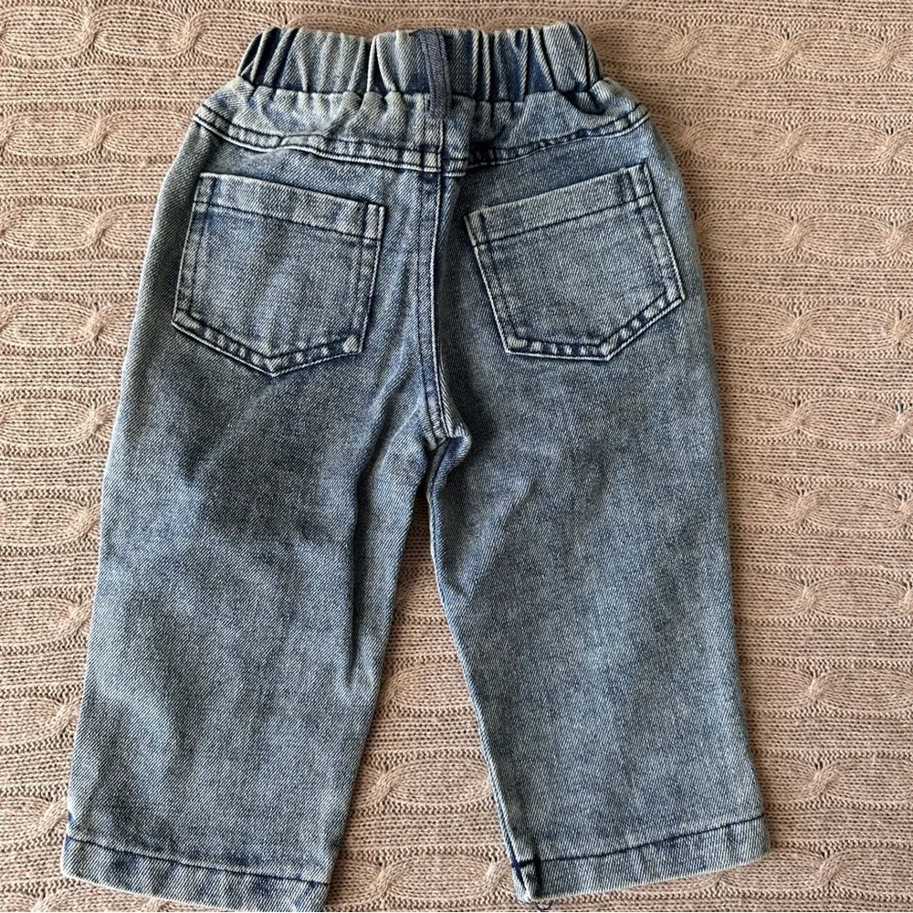 EUC Baby Girl 3pc Mix’n’Match Outfit Set, The Berry Sweetest Blues, 18 Months